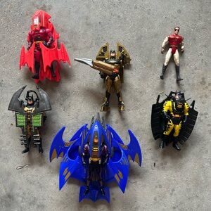 Vintage 1990s Batman Action Figures